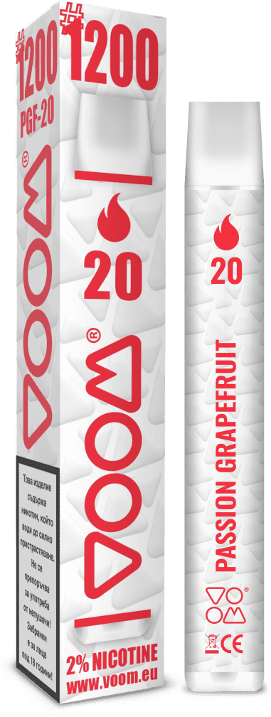 VOOM Vape 1200 Fruit de la Passion & Pamplemousse - 1  single unit