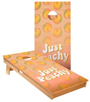 Skip's Garage Just Peachy Cornhole Boards