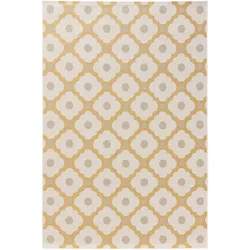 benuta Nest In- & Outdoor-Teppich Vega Beige/Gelb 160x230 cm - Teppich für Balkon, Terrasse & Garten