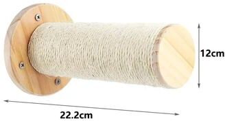 Uplift Picks Wall Mounted Cat Climbing Shelves With Sisal Scratching Post And Hammock cat Pedal