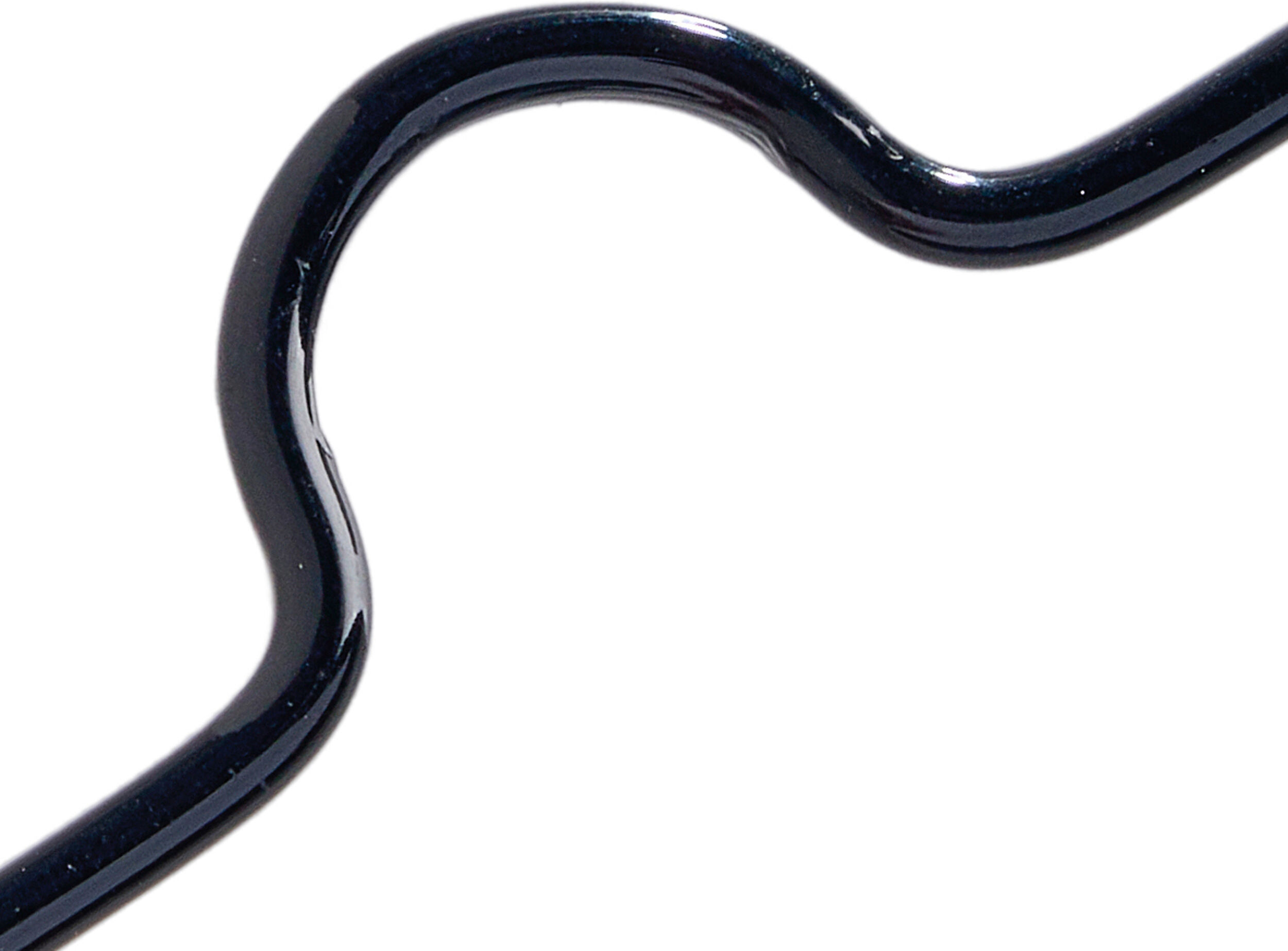 SPRINTIS 100 Unités - Attaches pré-cintrées pour calendriers noir   250 mm, plastique, acier