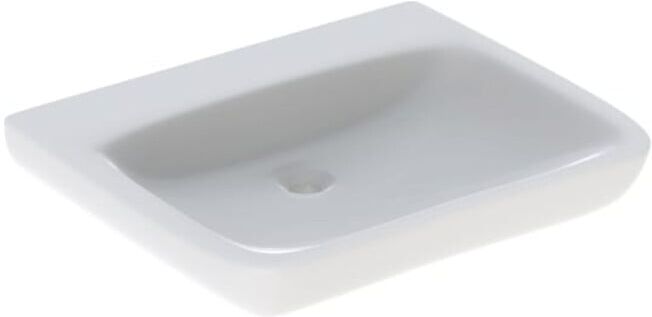 Geberit Lavabo Renova Comfort 65x55 cm, sans trop-plein, sans trop-plein supérieur, accessible, blanc (500914001)