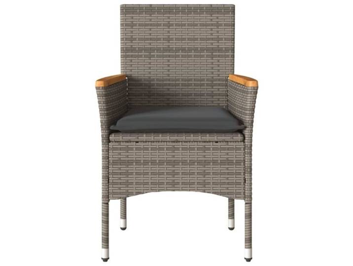 Chaise de jardin - SALALIS - LW13423 - Résine tressée - Gris - Lot de 2