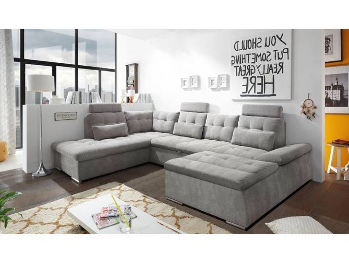 ED EXCITING DESIGN Wohnlandschaft Nalo, mit Schlaffunktion