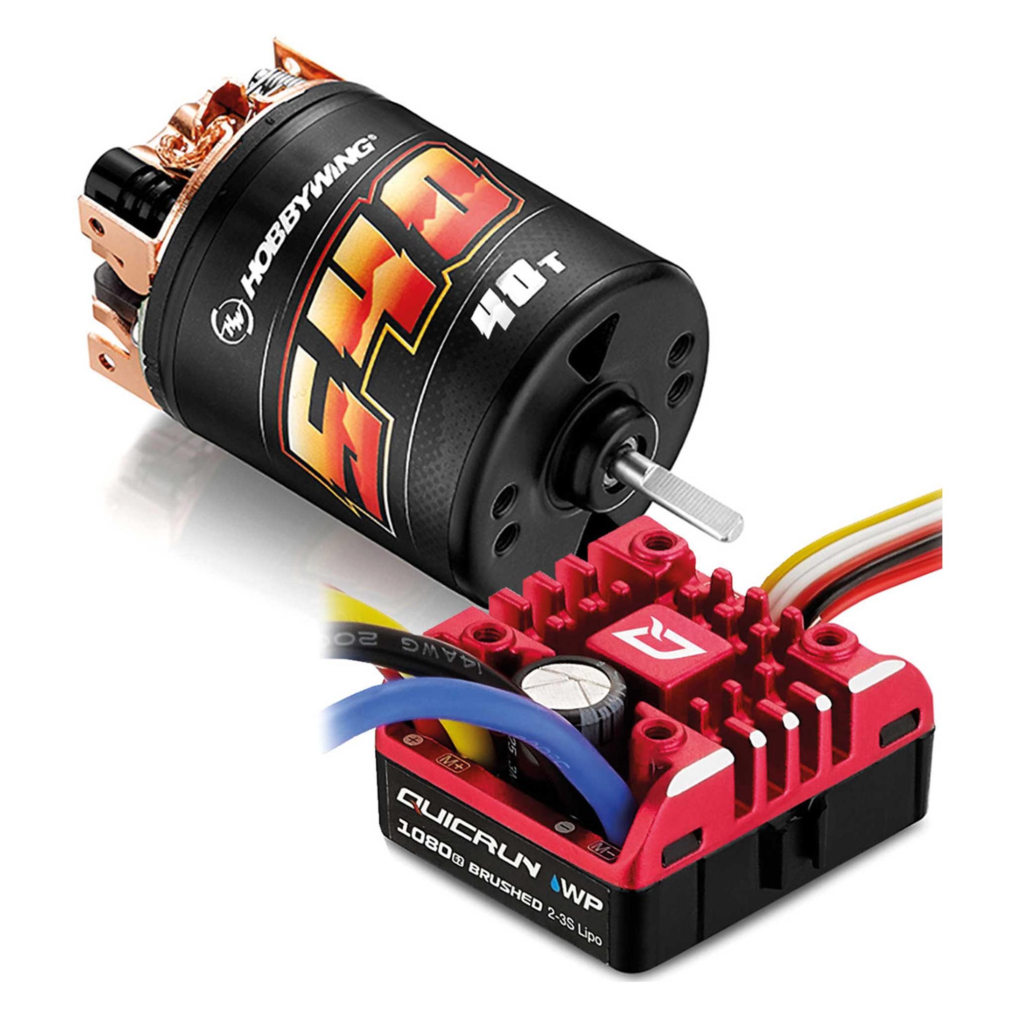 Hobbywing Quicrun Brushed WP1080 Combo 540 40 Turn (HW38020350)