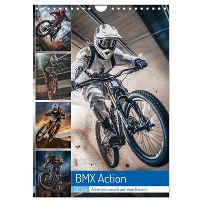 BMX Action (Wandkalender 2026 DIN A4 hoch), CALVENDO Monatskalender