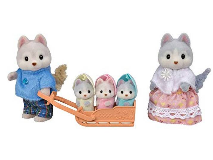 Sylvanian Families Husky Family - poppenhuis speelset 5636