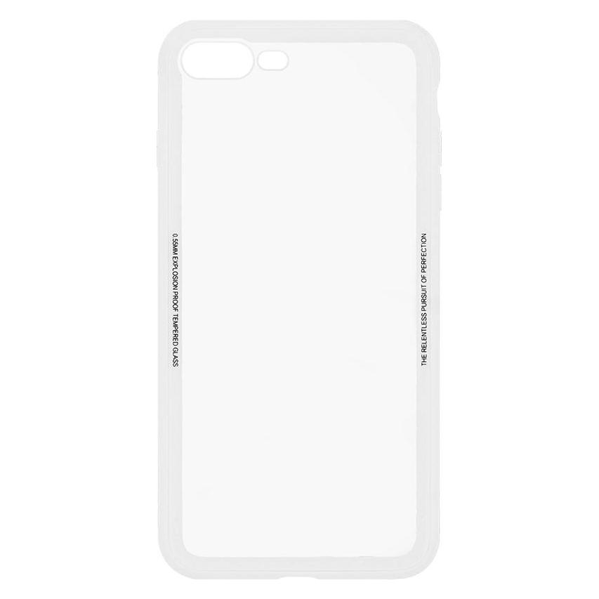 Tellur Cover Glass Simple for iPhone 8 Plus white (1 Stk., Apple iPhone 7 Plus, Apple iPhone 8 Plus) (TLL121304)