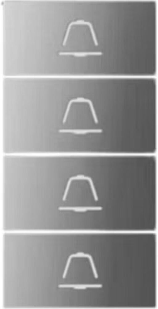 Hikvision Ds-Kabv7413-Sbutton4 Módulo De 4 Botones Talla Única Unisex