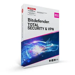 Bitdefender Total Security & Premium VPN, 10 Geräte - 2 Jahre