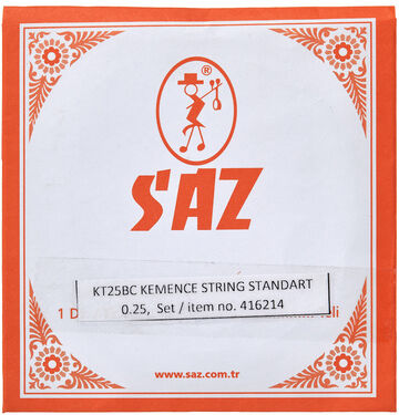 Saz KT25BC Kemence Str. LP Silver
