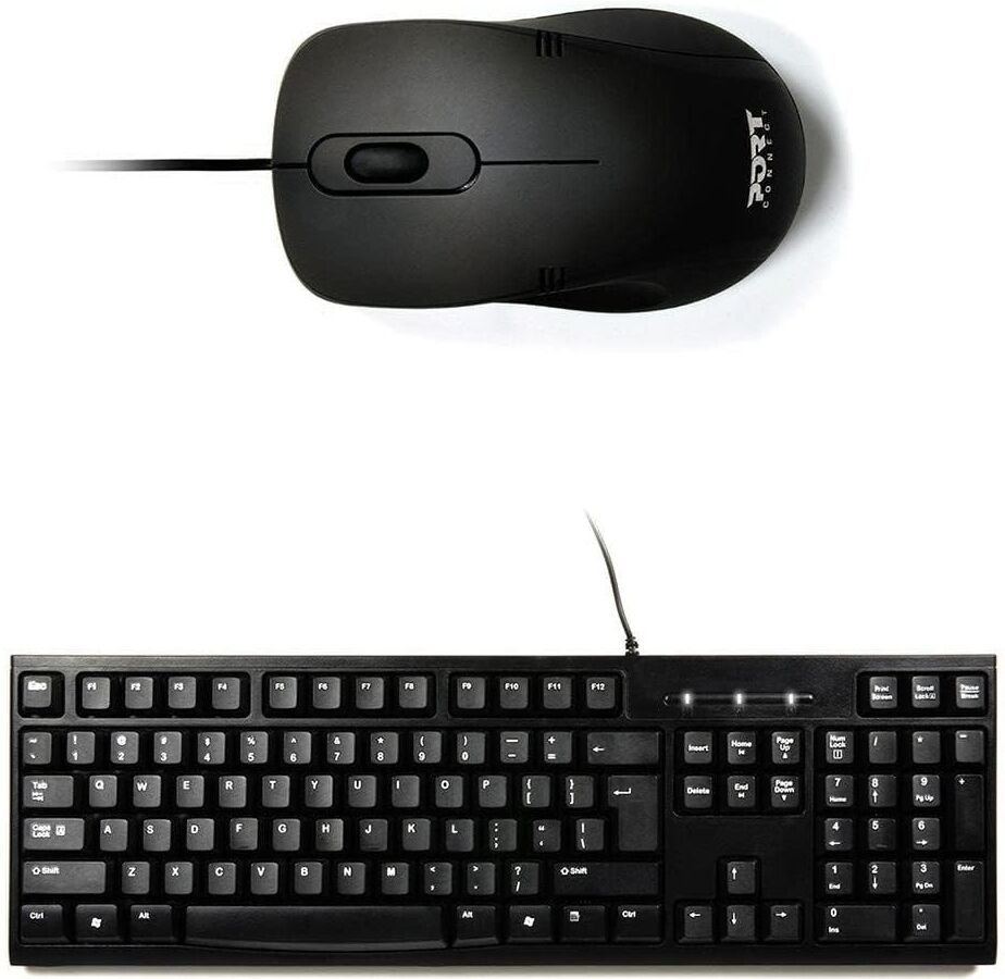 Port Designs PORT Connect 900900-UK Wired USB Keyboard and Mouse Set