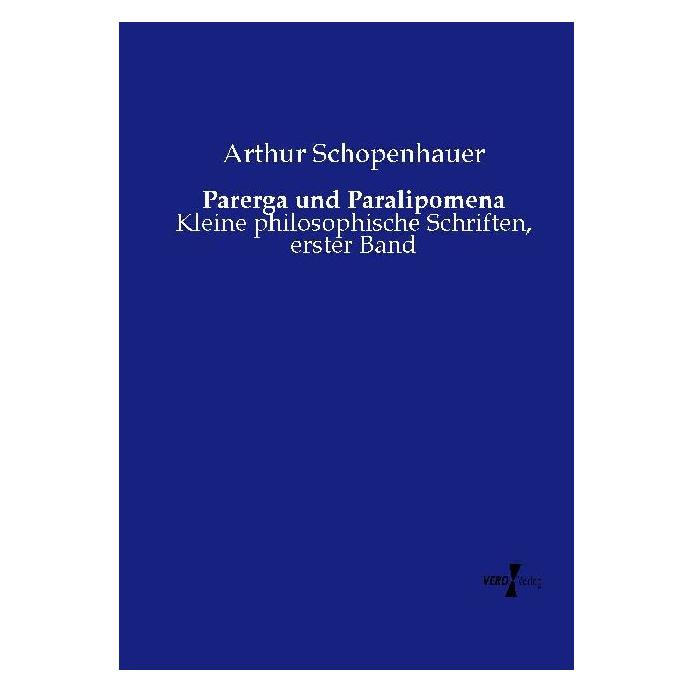 Hansebooks Parerga und Paralipomena (Deutsch, Softcover, Arthur Schopenhauer) (8325815)