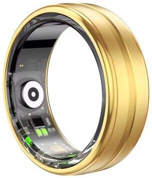 Uplift Essentials Waterproof Smart Fitness Ring With Heart Rate And Blood Oxygen Monitor 8 gold