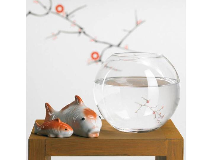 Vase 20 x 18 x 20cm Transparent