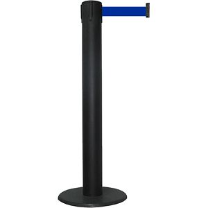 RS-GUIDESYSTEMS Personenleitsystem GLA 85, schwarz, aus Metall, Gurt: 10m in blau