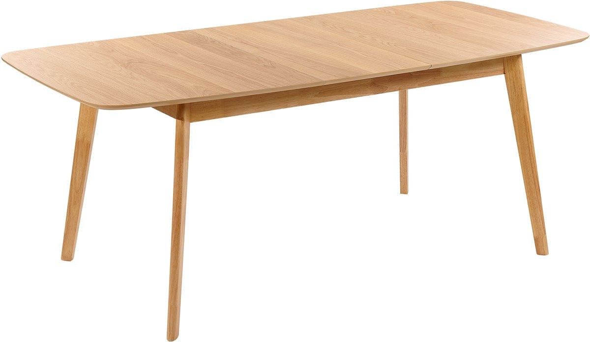 Beliani MADOX Uitschuifbare Eettafel - Lichte houtkleur - Rechthoekig
