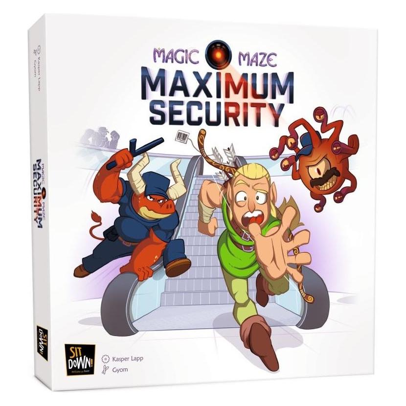 Sit Down! Magic Maze: Maximum Security (Englisch, Französisch, Niederländisch, 1 - 8 Spieler) (SIT008G-3683080183022)