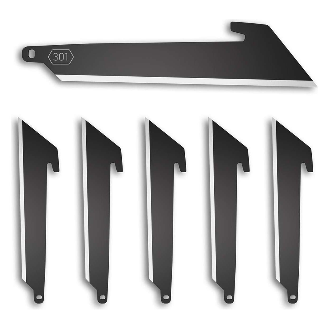 6 Klingen Outdor Edge Utility 301 Schwarz (09OE084)
