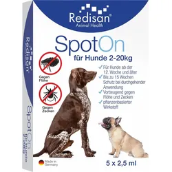 Redisan Spot On für Hunde - gegen Zecken und Flöhe 12.5 ML