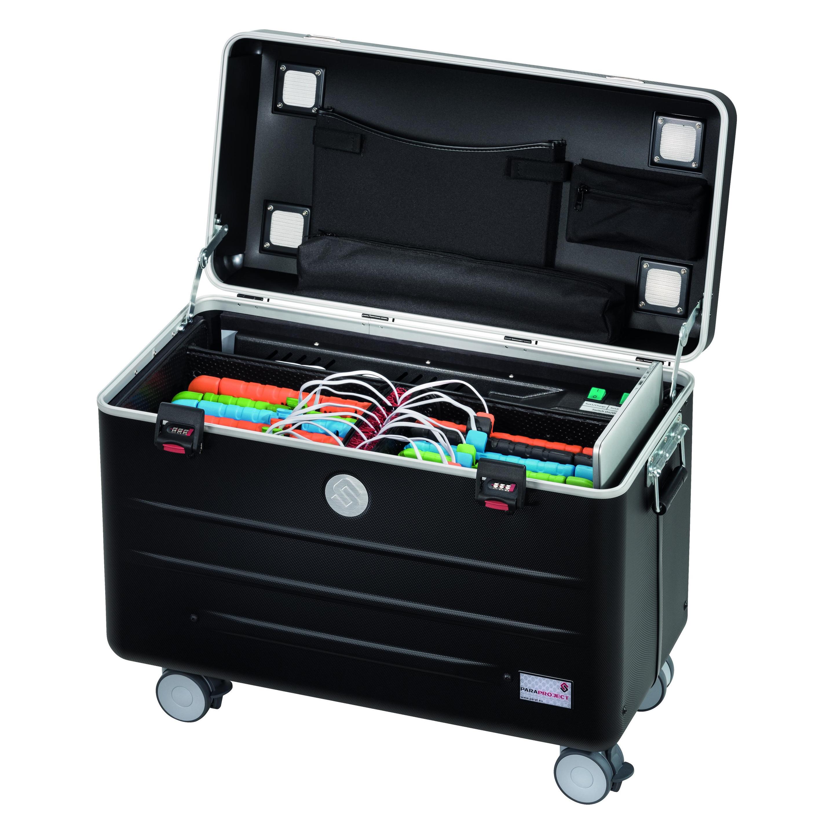 Parat Paraproject Case i16 KidsCover für 16 iPads in KidsCover Charge&Sync EU-Version inkl. USB-Lightni... (208.640-15101)
