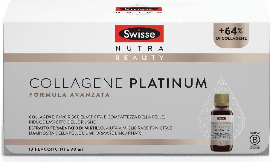 HEALTH AND HAPPINESS (H&H) IT. Swisse Collagene Platinum, 10 Flaconcini da 30 ml