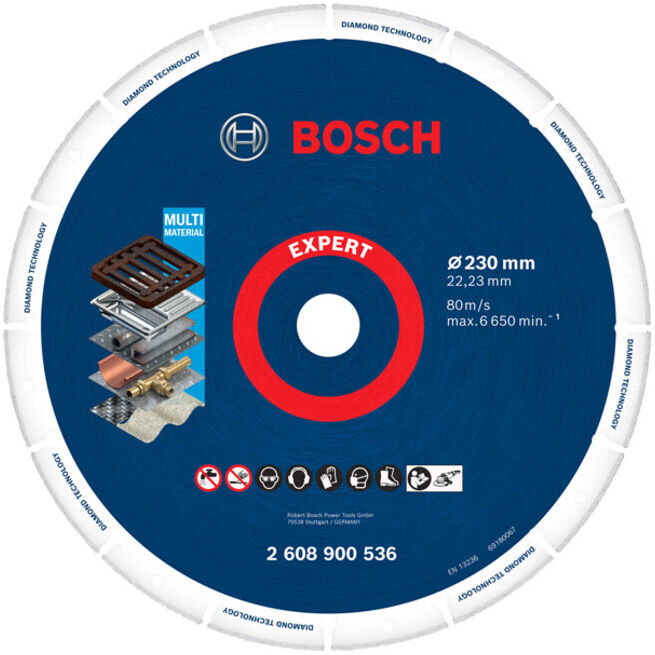 Disque de coupe BOSCH EXPERT Diamond Metal Wheel, 230 x 22,23 mm (2608900536)