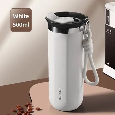 Smart Shopping Spot Portable Stainless Steel Insulated Cup With Lid, Thermal Mug Vacuum Flask For Office, Travel & Camping 500ml