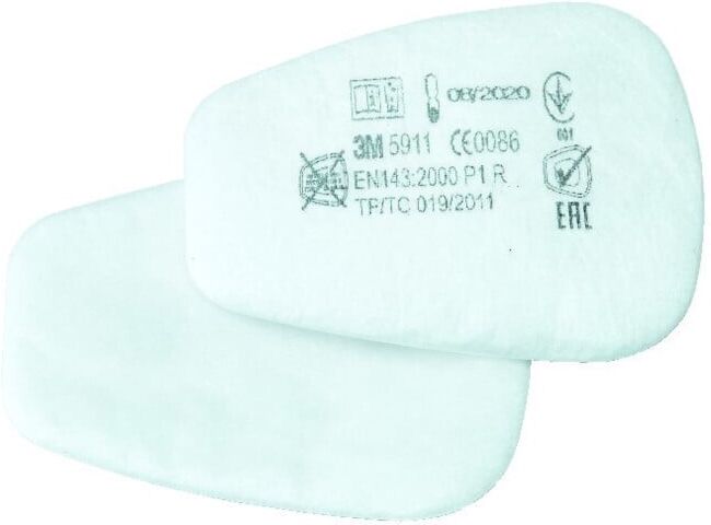 3M Filtre à insert non tissé 5911, P1R (7000037673)