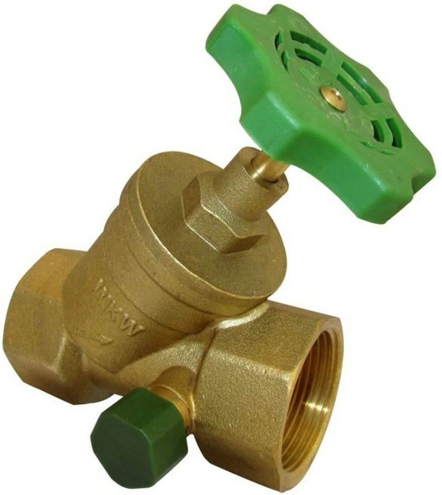 KIRCHHOFF Schrägsitzventil, 3/4"IG, mit Entleerung (989192055)