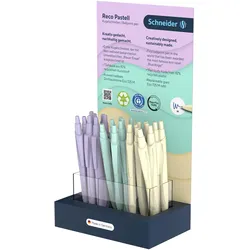 Schneider, Schreibstifte, Display Kugelschreiber Reco Pastell (36x)