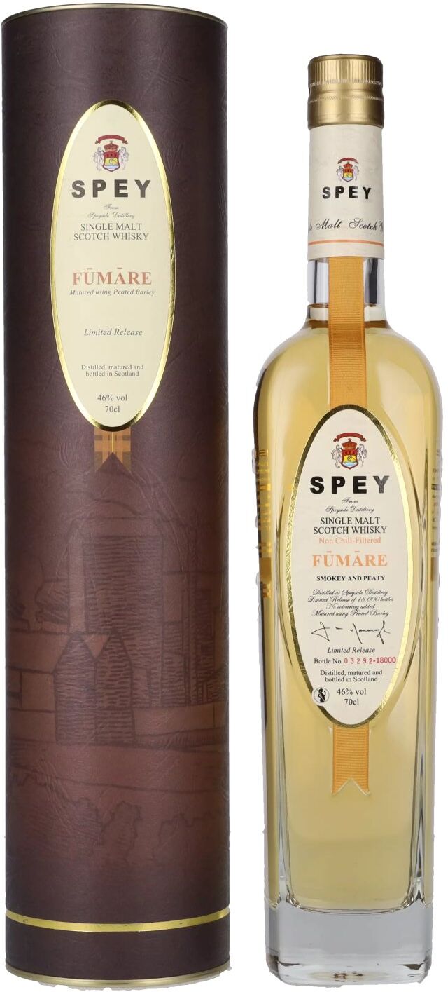 SPEY Single Malt Spey FŨMÃRE Smoky and Peaty Single Malt Scotch Whisky 46% Vol. 0,7l in Geschenkbox