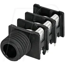 NEUTRIK NRJ3HF-1 - 6.35 mm Stereo Klinkenbuchse, ohne Schaltkontakt