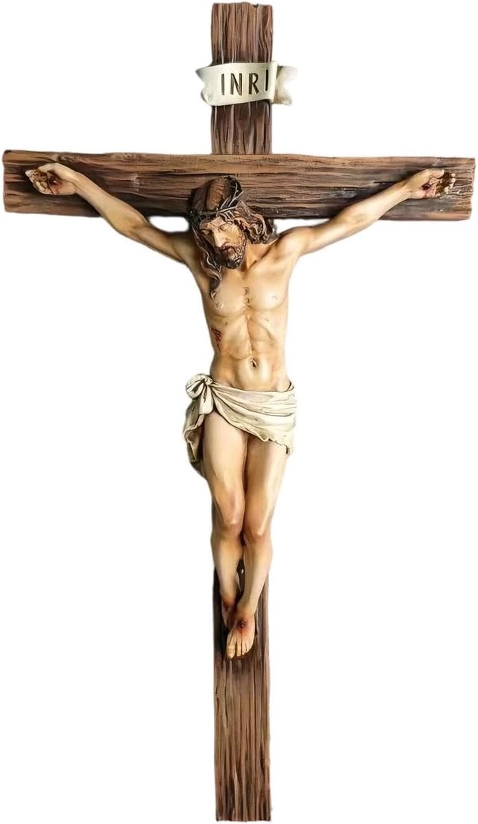 Religieus Jezus beeldje voor op tafel, 244 cm