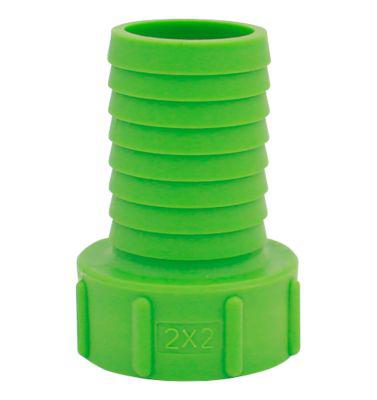 IBC Adapter, für IBC-Tanks mit 2" Auslaufarmatur, Grobgewinde, Ø 55-62 mm, 2" Schlauchtülle