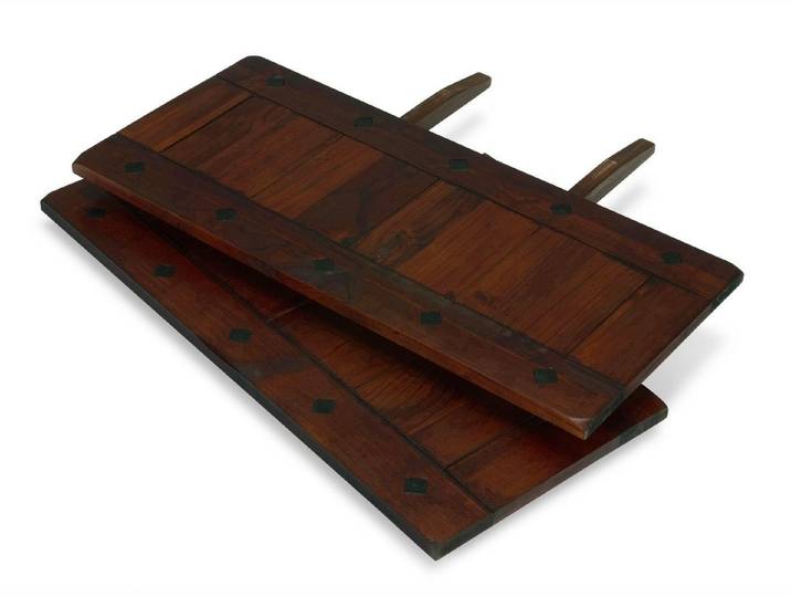massivum Esstisch Ansteckplatte Catana braun 2er Set (1-St)
