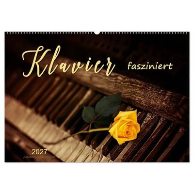 Klavier fasziniert (Wandkalender 2027 DIN A2 quer), CALVENDO Monatskalender