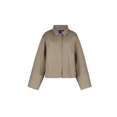 Outdoorjacke LUHTA "Luhta Midlayer Hanhikoski", Damen, Gr. 36, beige (kitt), Stoff, 100% Polyamid, normal, Jacken Outdoorjacke