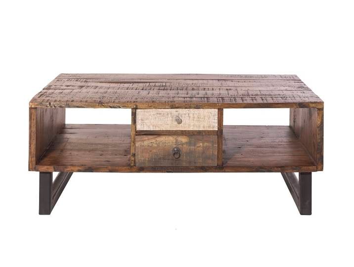 Couchtisch 120x70cm 'Metro' Altholz & Eisen