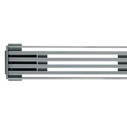 I-DRAIN Rostabdeckung Technik, 60 cm,Edelstahl glaskugelgestr.,ABS KS IDRO 0600D