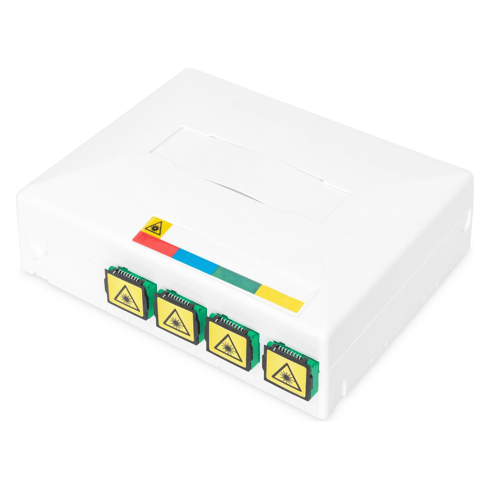 Digitus FTTX Gehäuse mit 4 x SC SX Kupplung (Spleissbox) (DN-931094)