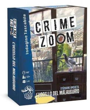 Asmodee - Crime Zoom: A Bird of Ill Omen - Kaartspel voor onderzoek