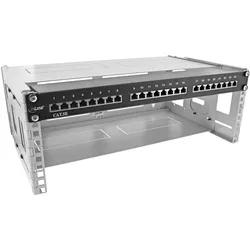 InLine 19" Rack zur Wandmontage (4 HE, 19 Zoll Rack), Serverschrank, Grau