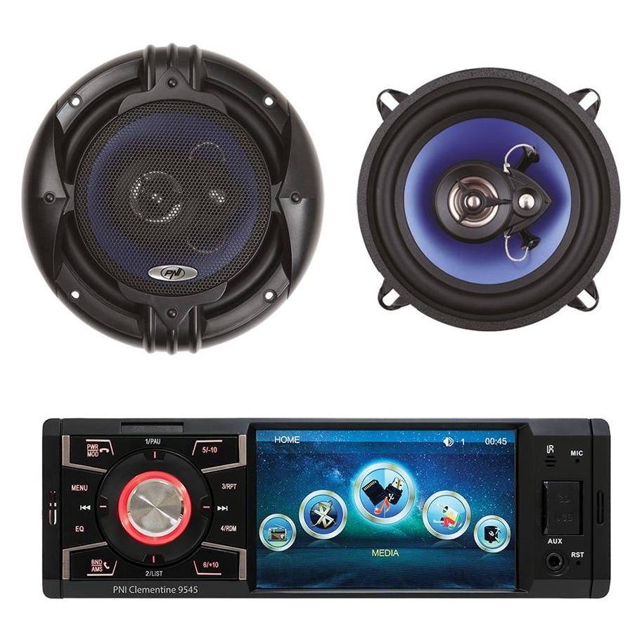 PNI Clementine 9545 Auto-MP5-Player-Paket + Koaxial-Autolautsprecher HiFi500, 100 W, 12,7 cm (12.70 cm) (43698704)