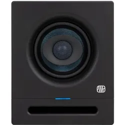 PreSonus Studio-Monitor Eris Pro 4 mit Boxenfüsse Rot (Aktiv), Monitor Lautsprecher, Schwarz