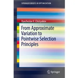From Approximate Variation to Pointwise Selection Principles, Fachbücher von Vyacheslav V. Chistyakov