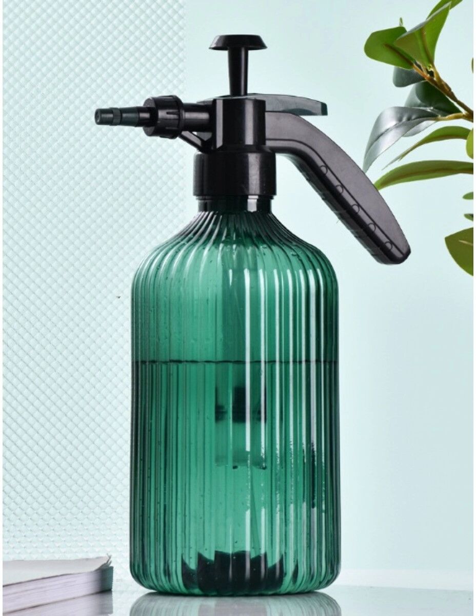 INF Garten-Pumpen-Druckzerstäuber 2L – PET-Körper, auslaufsicheres Design, einstellbare Nebel- und Strahldüse Grau
