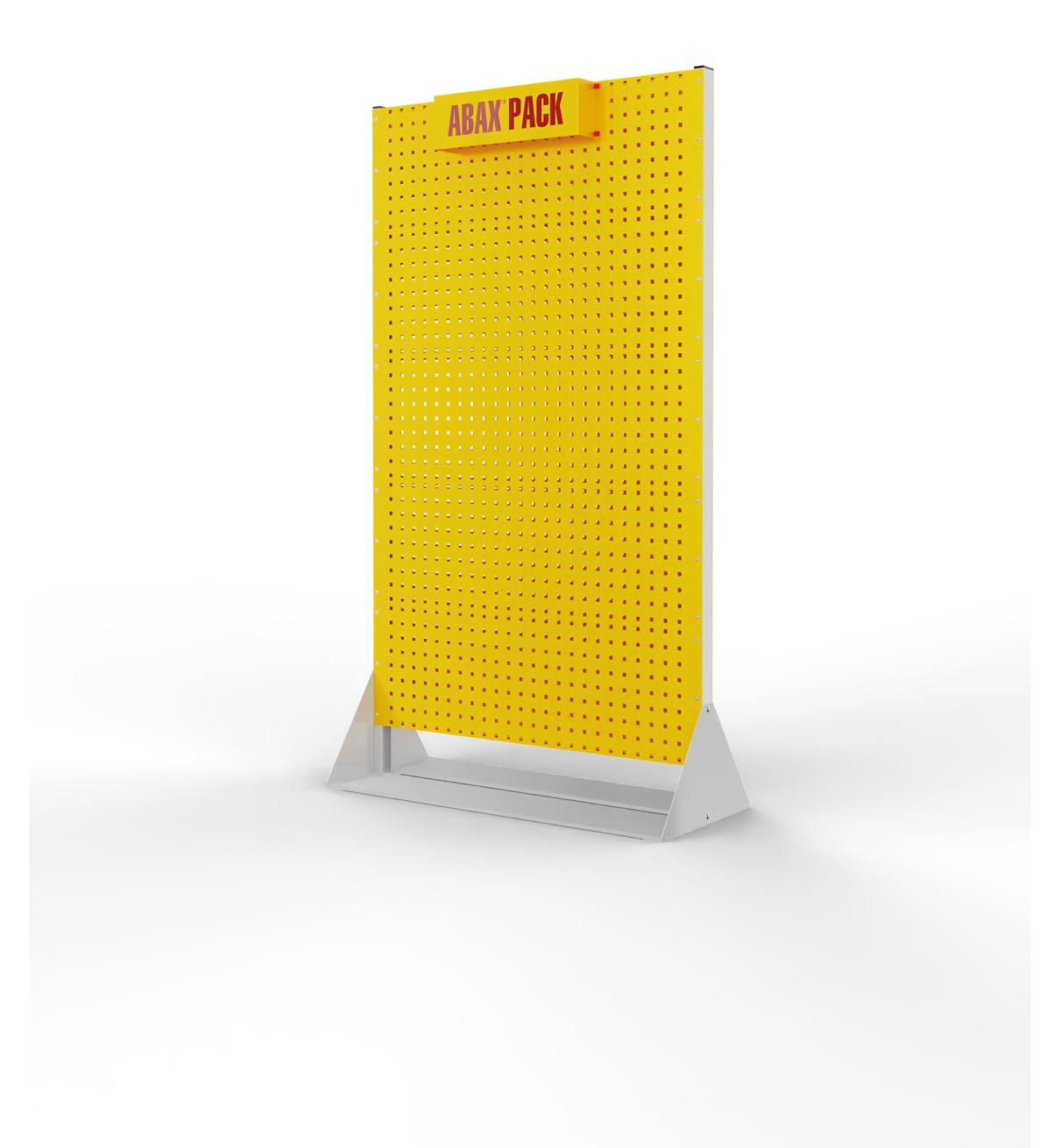 Kappes ABAX PACK Point stationär beidseitig Verkehrsgelb 10 Lochplatten