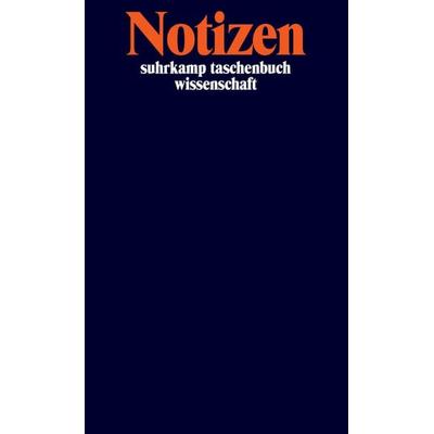 Notizbuch suhrkamp taschenbuch wissenschaft