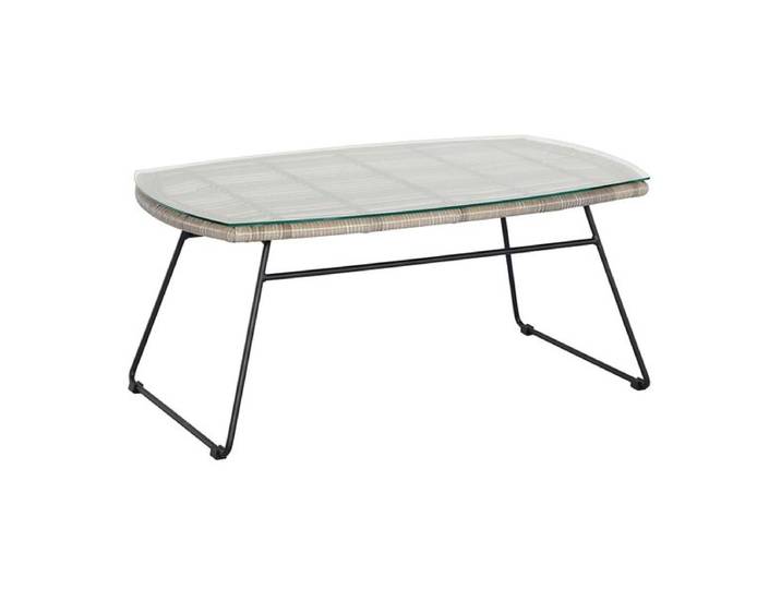 OUTLIV. Brisbane Loungetisch 100x60 cm Aluminium/Geflecht